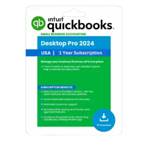 QuickBooks Desktop Pro Plus 2024 (1-Year Subscription)