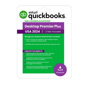 Intuit QuickBooks Desktop Premier Plus 2024 (1-Year Subscription)  | LicenseRetail