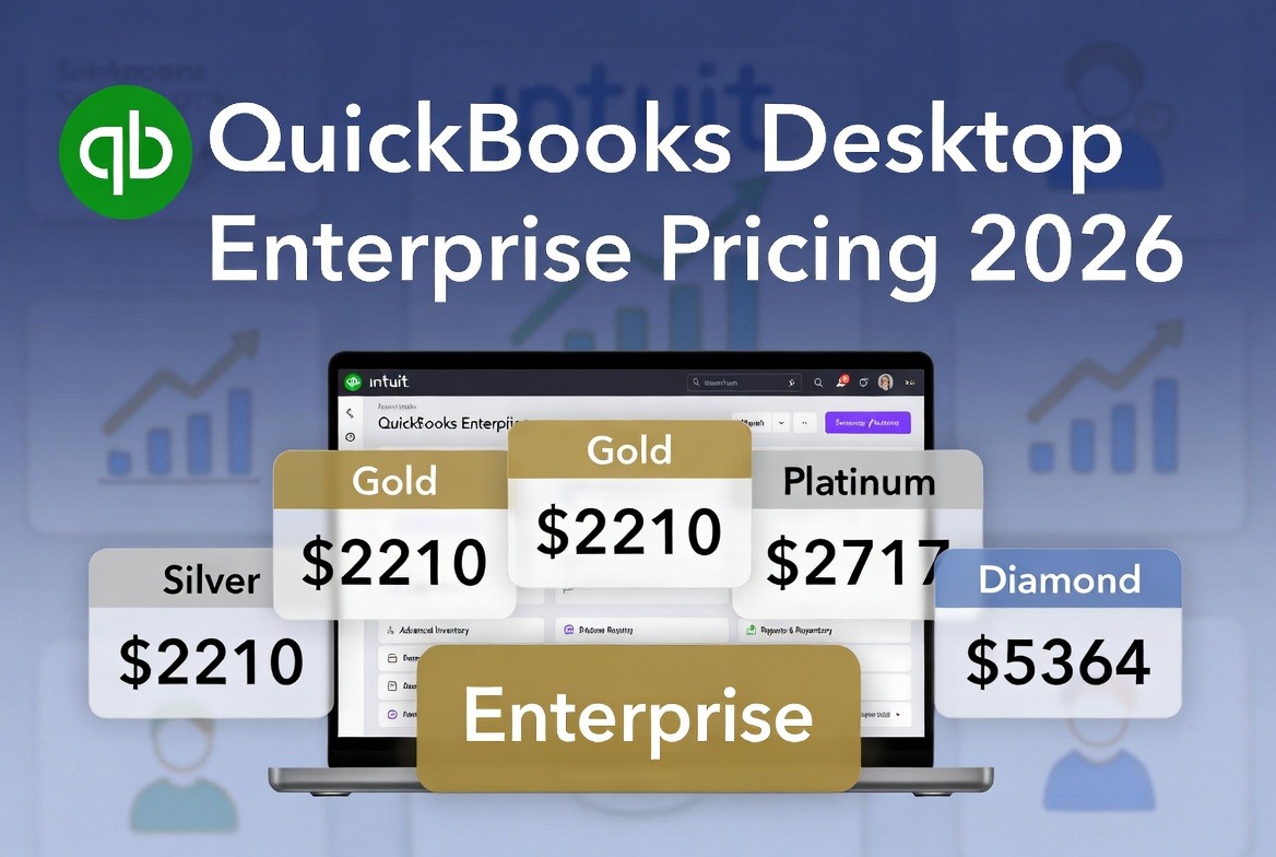 QuickBooks Desktop Enterprise Pricing 2026 — Silver Gold Platinum Diamond