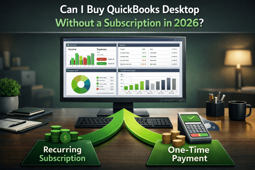Can I buy QuickBooks Desktop without a subscription in 2026
