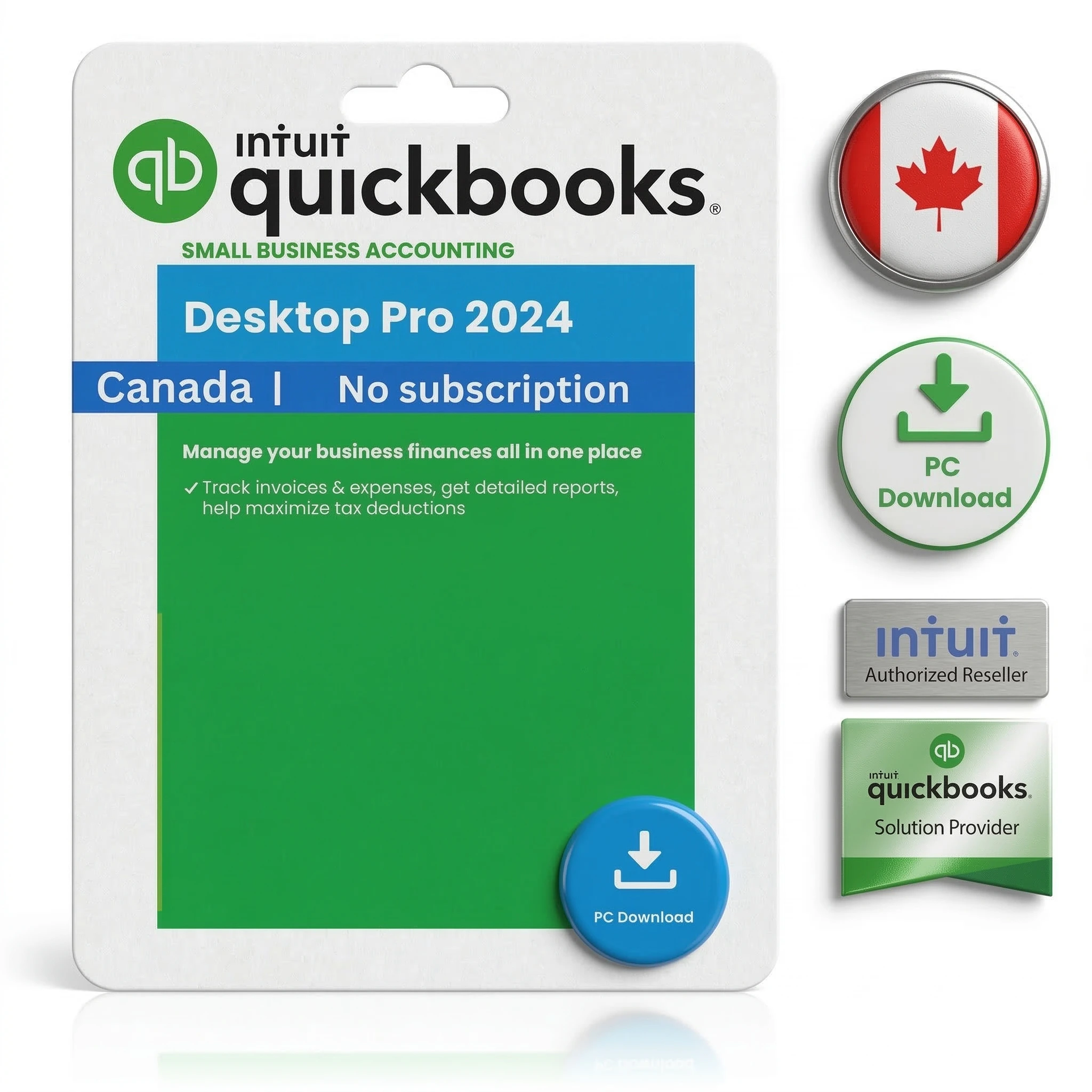QuickBooks Desktop Pro 2024 Canada – No Subscription License
